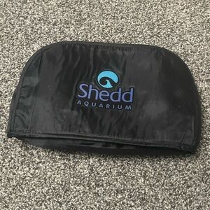Shedd Aquarium Chicago Illinois Black Lightweight Foldable Portable Backpack